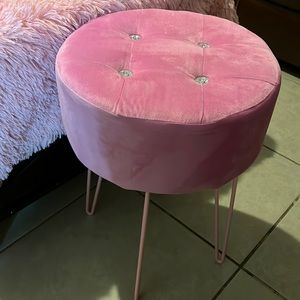 Cute pink decorations chair